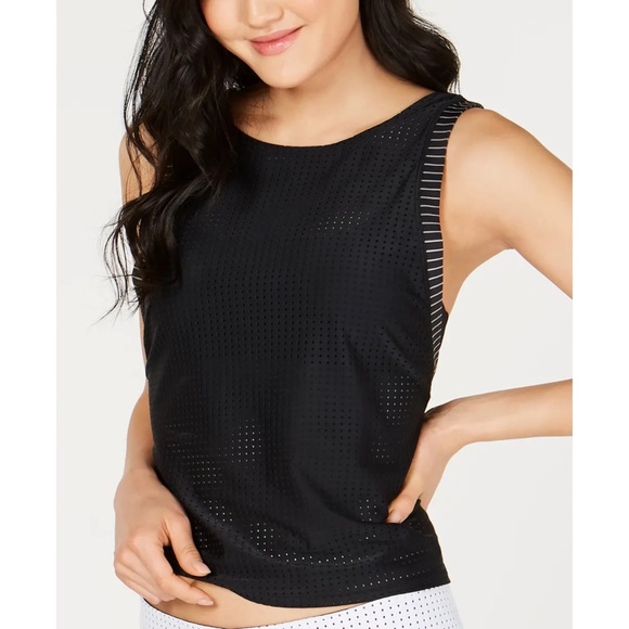 Nike Other - NIKE Sport Layered Mesh Tankini Swimsuit Tank Top